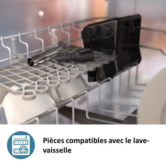 Philips 3300 Series - Espressomachine - 5 Warme & Koude Dranken - Melkopschuimer voor Cappuccino - 40% Stiller - AquaClean Filter - Volautomatisch - Zwart & Zilver - EP3329/70