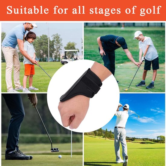Golf Training Wrist Fixator - 2 Pcs - Wrist Training Aid - Adjustable Clamp voor Beginners - Golf Accessoires - Fly Correction van GOLF — afbeelding 2