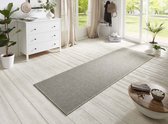 Loper sisal-look binnen & buiten Nature - lichtgrijs 80x350 cm