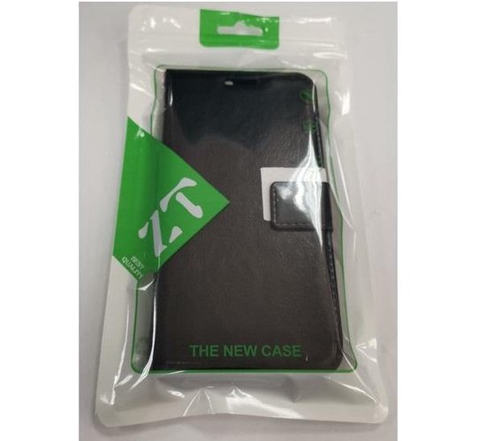 hoesje Geschikt voor: Samsung Galaxy A70 / A70S Portemonnee bruin met 2 stuks Glas Screen protector