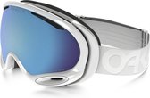 Oakley A-Frame 2.0 factory pilot whiteout goggles met Prizm sapphire iridium lens