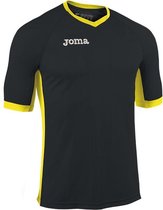 Joma Emotion Shirt Korte Mouw - Zwart / Geel | L