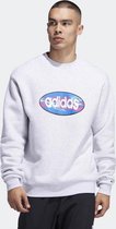 Adidas Ovalo Crewneck sweater heather light grey