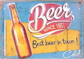 Metalen plaat - Beer since 1651