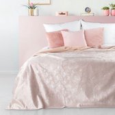 Beddensprei_sprei_kleur_Roze_170X210cm_100% POLYESTER_Dubbelzijdig