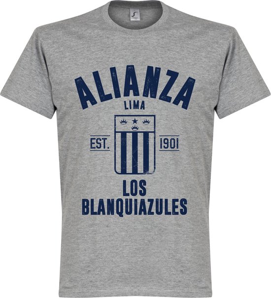 Alianza Lima Established T-Shirt - Grijs - XXXL