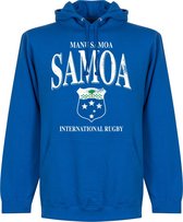 Samoa Rugby Hoodie - Blauw - L