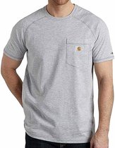 Force Cotton Heather Grey T-Shirt Heren XXL