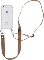 iMoshion Hoesje Geschikt voor iPhone 6s / 6 Hoesje Met Koord - iMoshion Backcover met koord - Nylon - Transparant