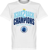 City Back to Back Champions T-Shirt - Wit - XXL