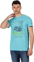 Regatta - Men's Cline IV Graphic T-Shirt - Outdoorshirt - Mannen - Maat 4XL - Blauw