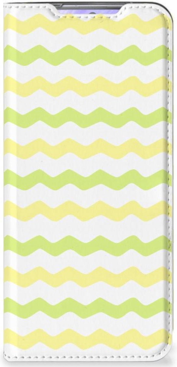 Book Case voor Samsung Galaxy S20 Hoesje met Magneet Waves Yellow