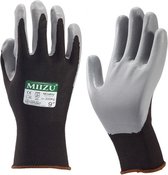 Miizu handschoen zwart/grijs PU waterbasis maat 9 (L)