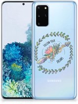 Geschikt voor Samsung Galaxy S20 Plus Telefoonhoesje met Naam Boho Dreams