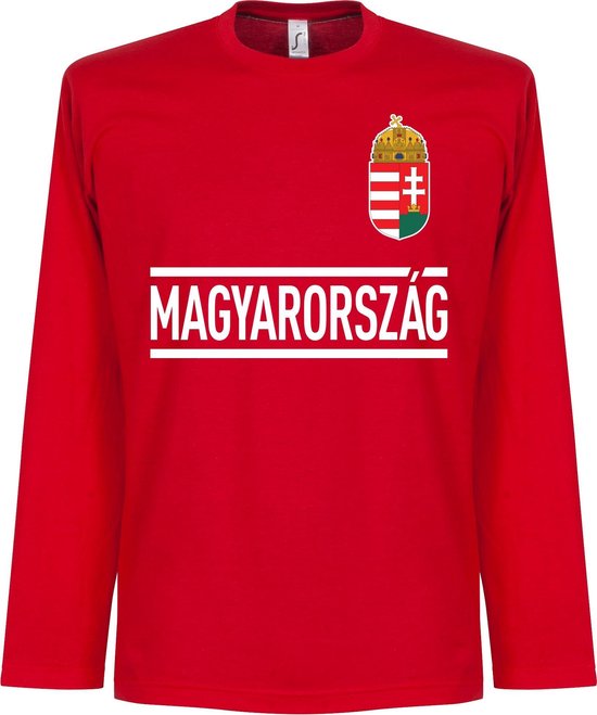 Hongarije Longsleeve Team T-Shirt - S