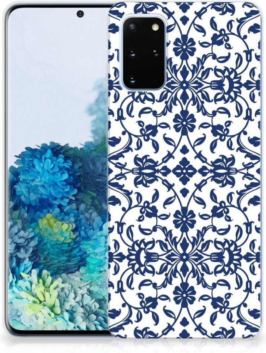 Samsung Galaxy S20 Plus TPU Case Flower Blue