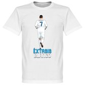 Madrid Éxtasis Blanco Ronaldo T-Shirt - XXL