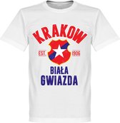 Wisla Krakow Established T-Shirt - Wit - XXXL