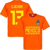 Mexico G. Ochoa 13 Team T-Shirt - Oranje - S