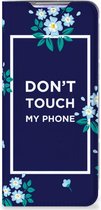 Geschikt voor Samsung Galaxy S20 Design Case Flowers Blue DTMP