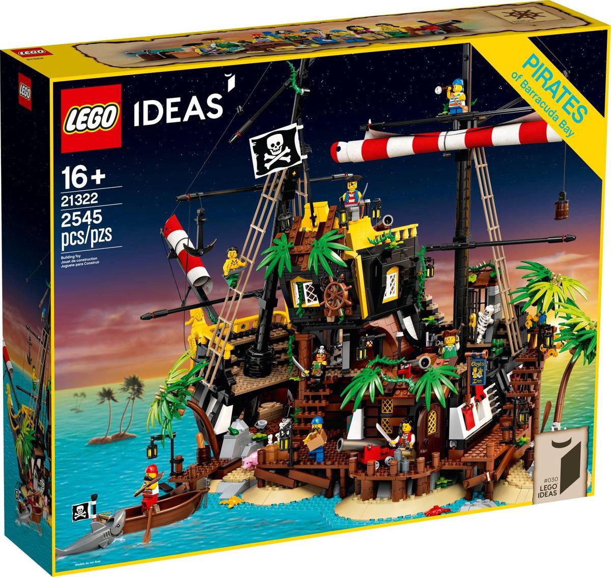 LEGO Ideas Piraten van Barracuda Baai - 21322 | bol.com