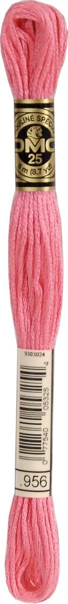 DMC Borduurzijde 956 - Bloemrijk Roze