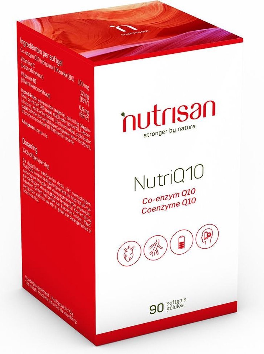 Goedkoopste NUTRISAN NUTRI Q10 100MG