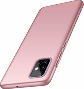 Ultra slim case geschikt voor Samsung Galaxy A71 - roze