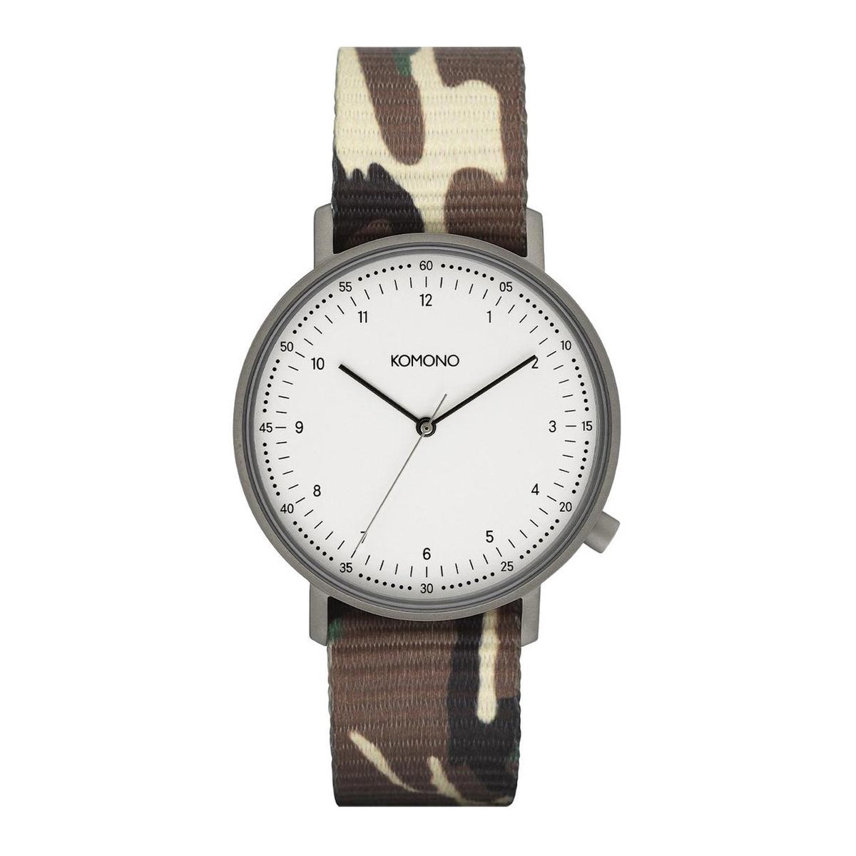 Komono Lewis Camo Woodland horloge KOM-W4083 - army bruin