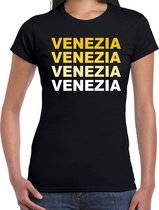 Venezia / Venetie t-shirt zwart voor dames 2XL