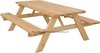 Large Picknicktafel Tuintafel 6 Persoons De Luxe 180cm Lang Opklapbare Zitbanken - Kindervriendelijke Afgeronde Hoekplanken