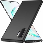 Ultra thin case Samsung Galaxy Note 10 Plus - zwart + glazen screen protector