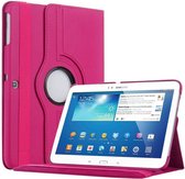 Samsung Galaxy Tab 4 10.1 T530 Tablet draaibare case cover hoesje Pink / Roze