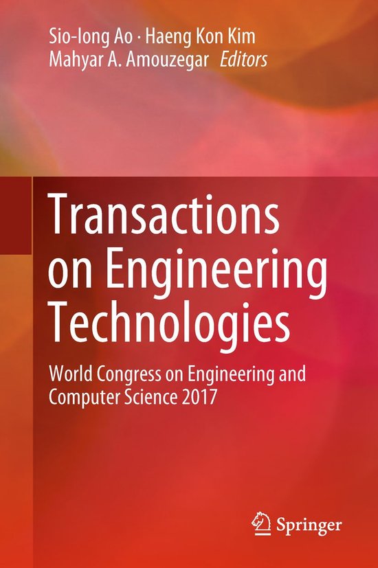 Transactions on Engineering Technologies - cover