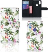 Telefoonhoesje met Pasjes Xiaomi Mi Mix 2s Flamingo Palms