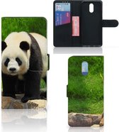 Housse en Cuir Premium Flip Case Portefeuille Etui pour Nokia 2.3 Portefeuille Panda Cadeau d'anniversaire