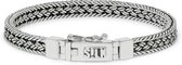 SILK Jewellery - Zilveren Armband - Mesh - 153.17 - Maat 17