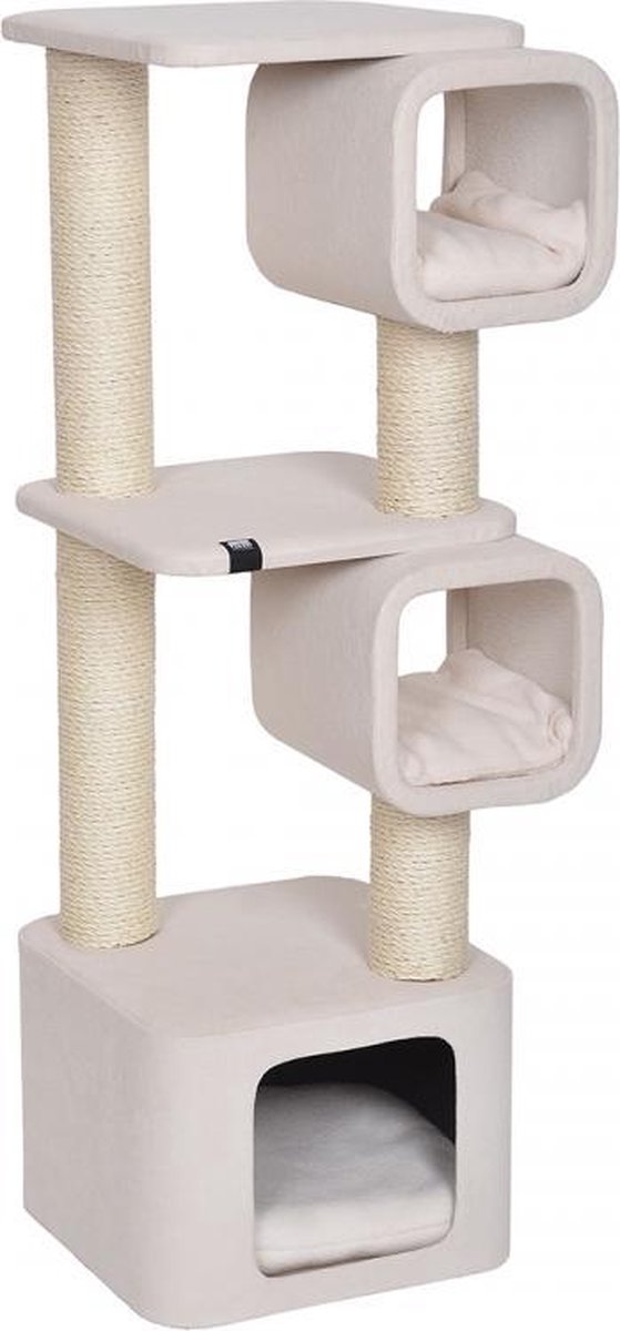 Krabpaal Akita 37x37x111cm wit Krabpaal Akita 37x37x111cm wit