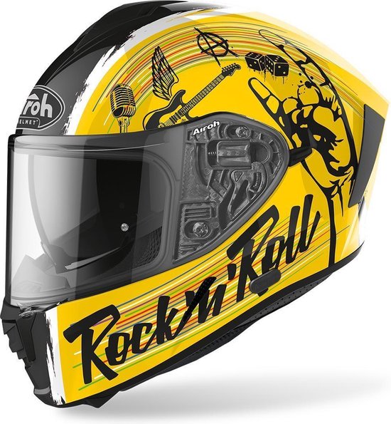Airoh Spark Rock'N'Roll Gloss Full Face Helmet 2XL