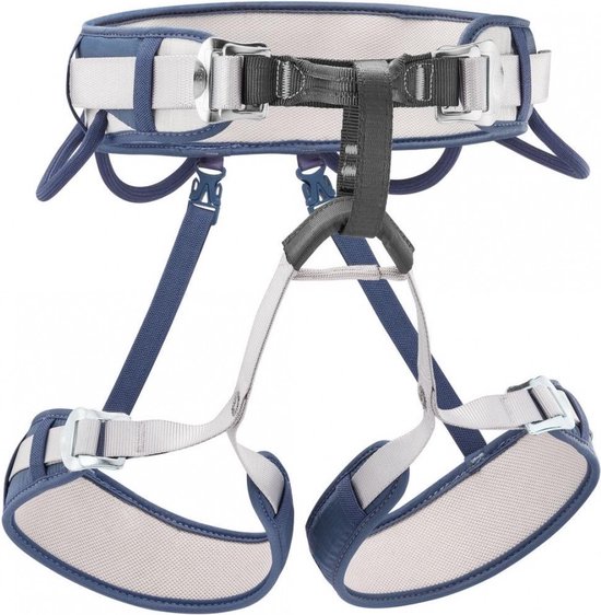 Foto: Petzl corax comfortabele en universele klimgordel denim blauw maat 2