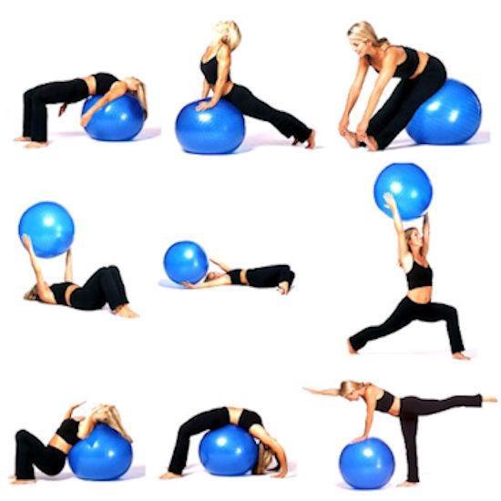 Ballon fitness 55 Cm avec pompe - Ballon Yoga / Gymnastique 55 Cm - Ballon  Yoga -... | bol
