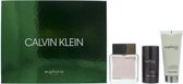 Ck Euphoria M Edt 100ml - After Shave Balm - 75g Deo Stick