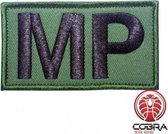 MP Military Police groen Geborduurde militaire patch embleem met klittenband