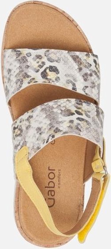 Gabor Comfort sandalen slangenprint - Maat 39 | bol.com