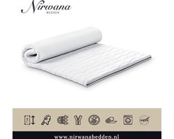 120x200 Topdekmatras - Topper NASA-VISCO - Traagschuim - 7 CM - Nirwana Bedden