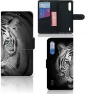 Cuir PU Portefeuille pour Xiaomi Mi 9 Lite Coque Tigre
