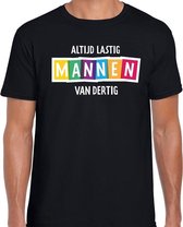 Altijd lastig mannen van dertig cadeau t-shirt zwart heren - 30 jaar verjaardag cadeau / kado t-shirt XXL