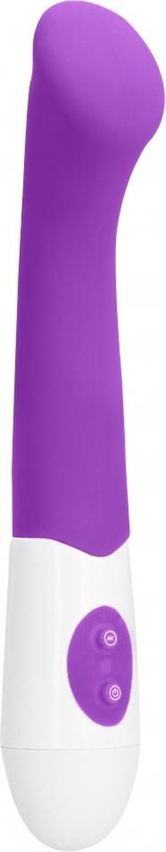 Goedkoopste Flat Siliconen Vibrator - Paars