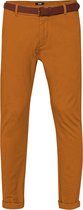 WE Fashion Heren effen slim tapered chino - Maat W40 X L32