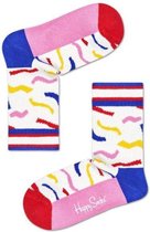 Happy Socks Kids Wavy Stripe Rib Sock, 4-6 jaar, Maat 28/31